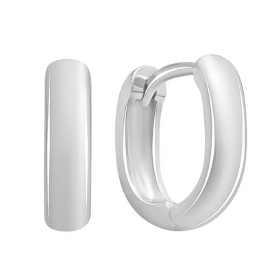 Ασημένια σκουλαρίκια χωρίς πέτρες (2187370)