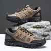 Men's Shoes New Men's Mountaineering Shoes Outdoor Casual Sports Shoes Cold Sticking Process Thick Sole Non-slip Wear-resistant Men's Shoes