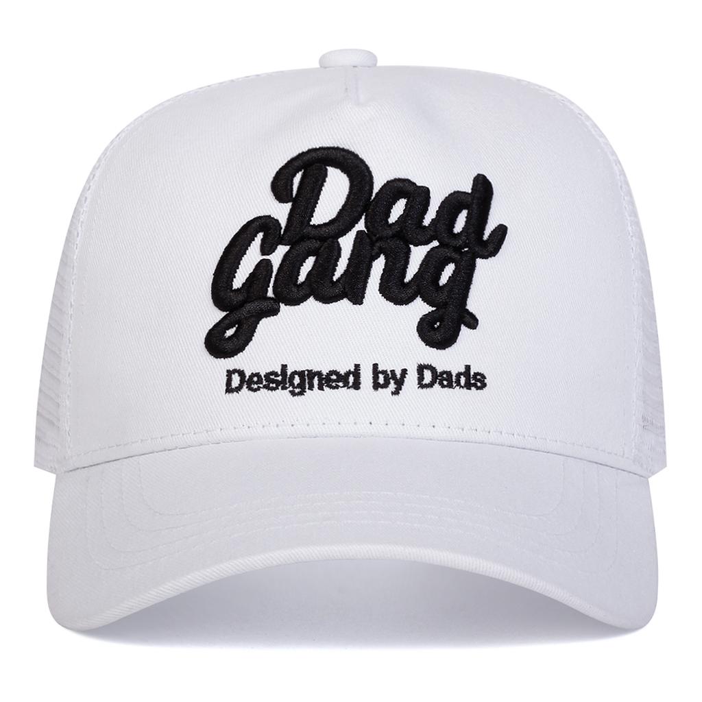 Baseball Hat Unisex Dad Gang Embroidery Adjustable Mesh Breathable Caps for Men Women Travel