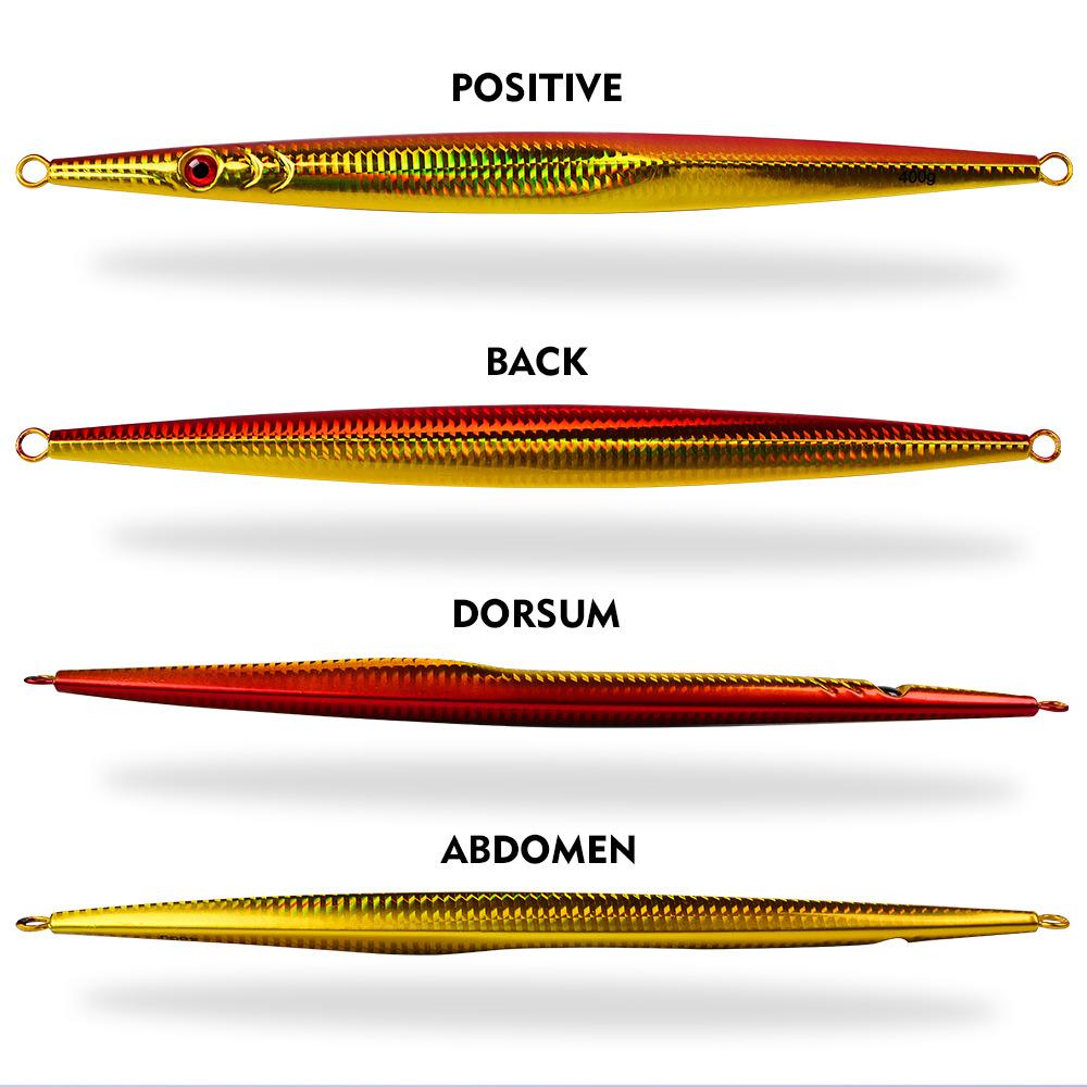 Lure Iron Plate Jig Sea Fishing Long Bar Quick Draw Iron Plate Lead Fish 60-400g Quick Sink Slow Shake Night Glow Iron Plate