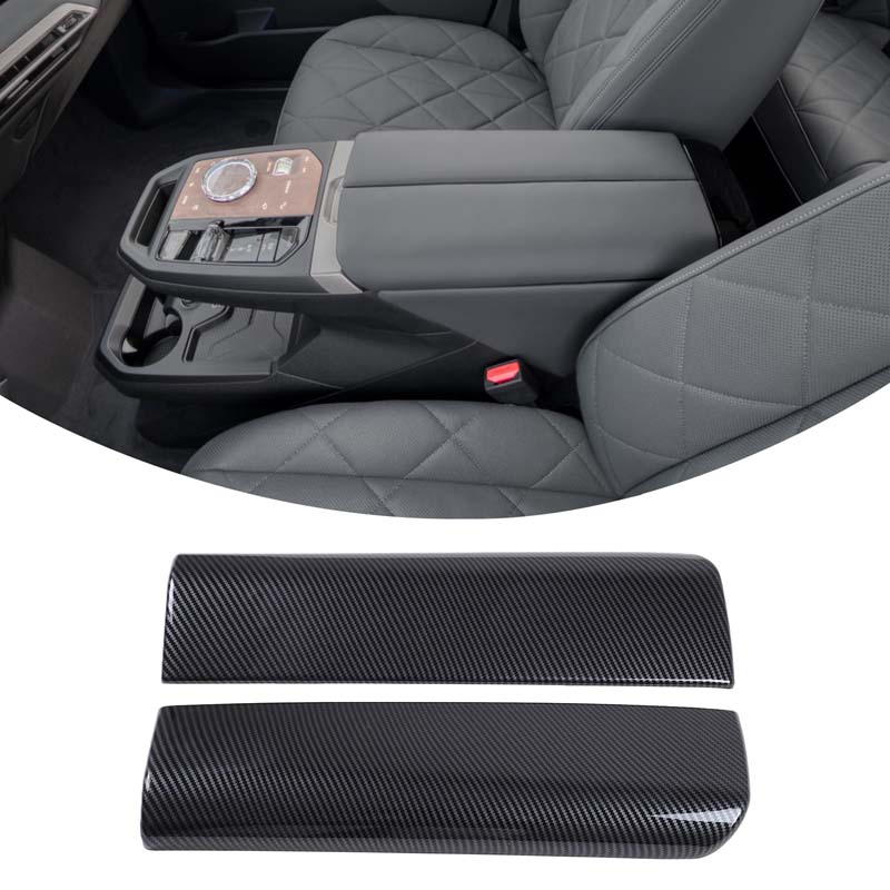 ABS Carbon Fiber For BMW iX I20 2026-2026 Interior Kit Steering Wheel Dashboard Console Gear Shift Panel Cover Trim Stickers
