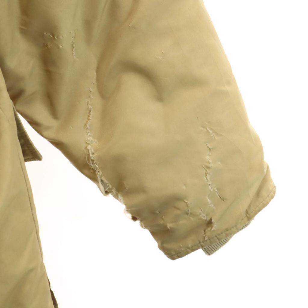 WOOLRICH 80s Made in USA Navy Tag Vintage Down jacket beige Men's Used