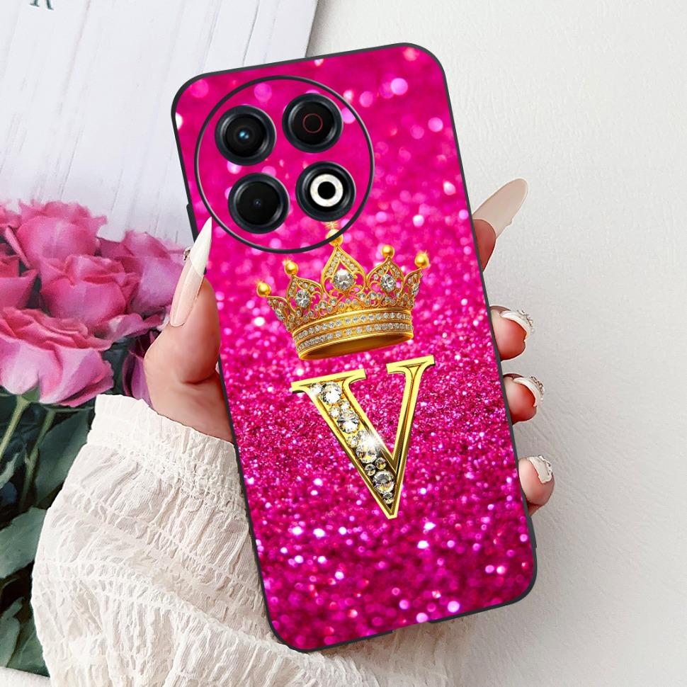 For Tecno Spark 30 Pro Case KL7 Luxury Letters Cover Silicone Soft Phone Cases For Tecno Spark 30 Spark30 Pro Shell Cover