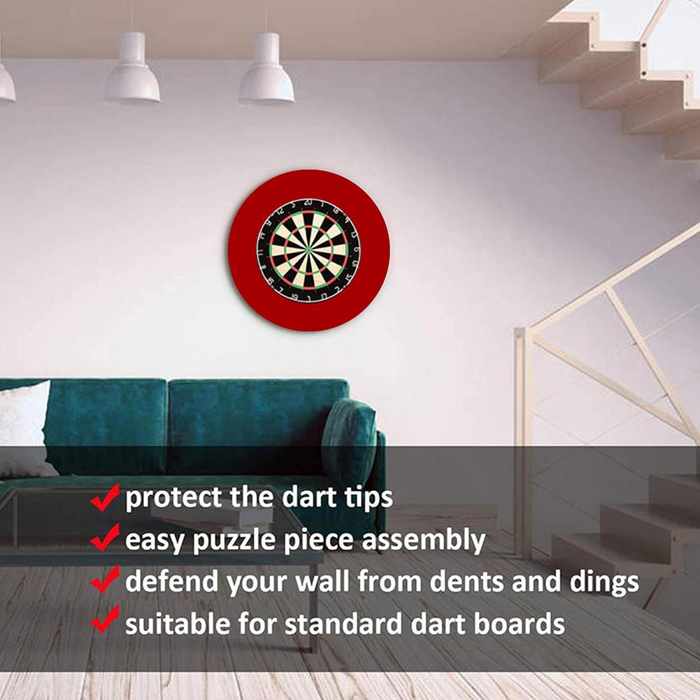 Dartboard Wall Protector EVA Dart Board Surround Ring Splicing Dartboard Protection Board for Dartboard Wall Protection