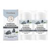 1-3x Desodorante de Magnésio e Carvão - Controle de Odor 48h Gerenciamento do Suor Proteção Natural nas Axilas 40g