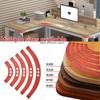 Plastic R100-R300 Radius Jig Woodworking Router Templates Arc Angle Positioning Template Corner Radius Reusable Positioning Tool