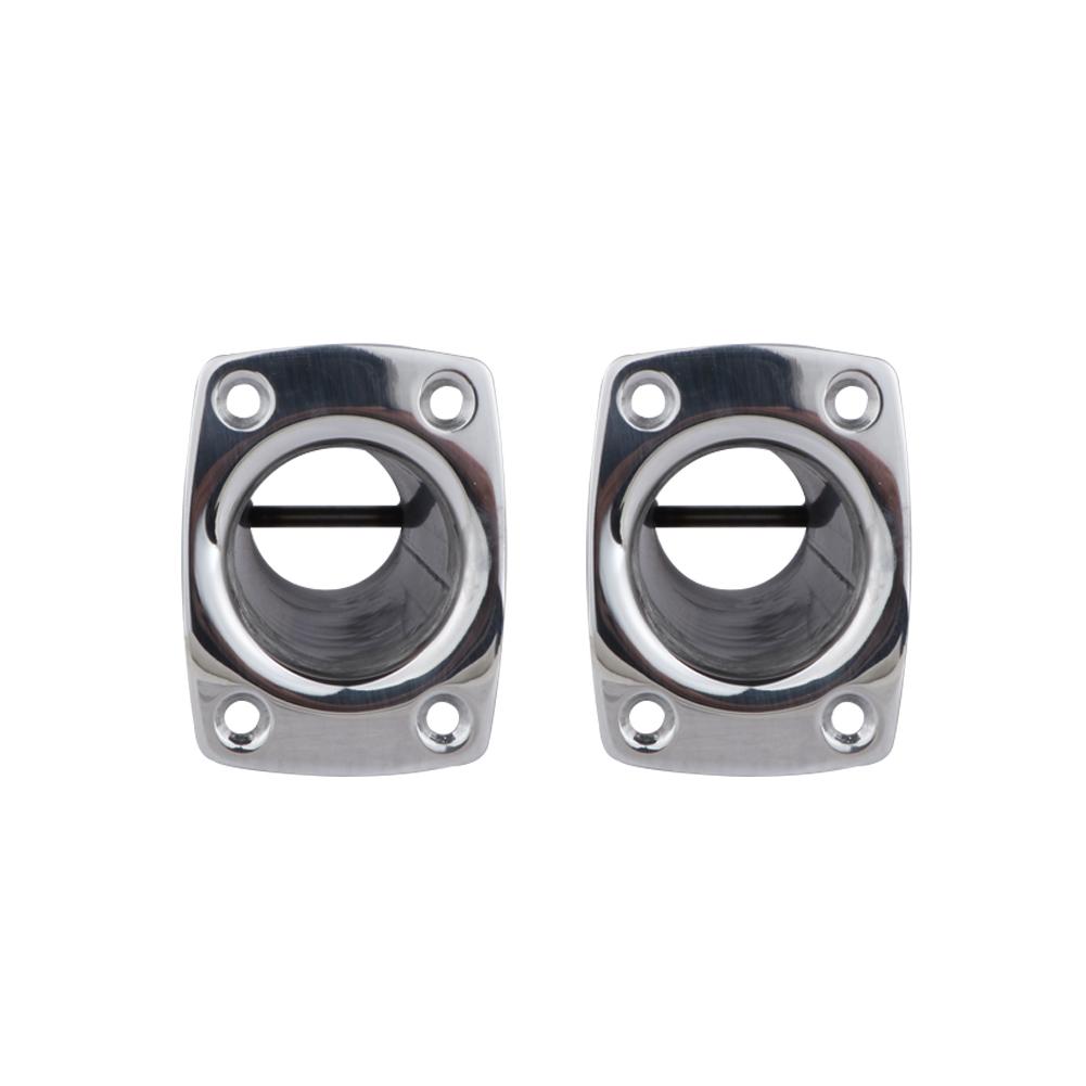 Boat Accessorie 2 Pieces Boat Fishing Flush Mount Rod Holder 316 Stainless Steel Fishing Tackle Tube Accessory 15° 90°