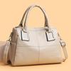Chic Women's Leather Top-Handle Bag Versatile Crossbody Purse for Daily & Casual Use