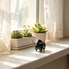 3D Printed Bull Figurine, Mini Bull Animal Statue, Collectible Desktop Ornament for Shelf, Home, Office, Desk Decor