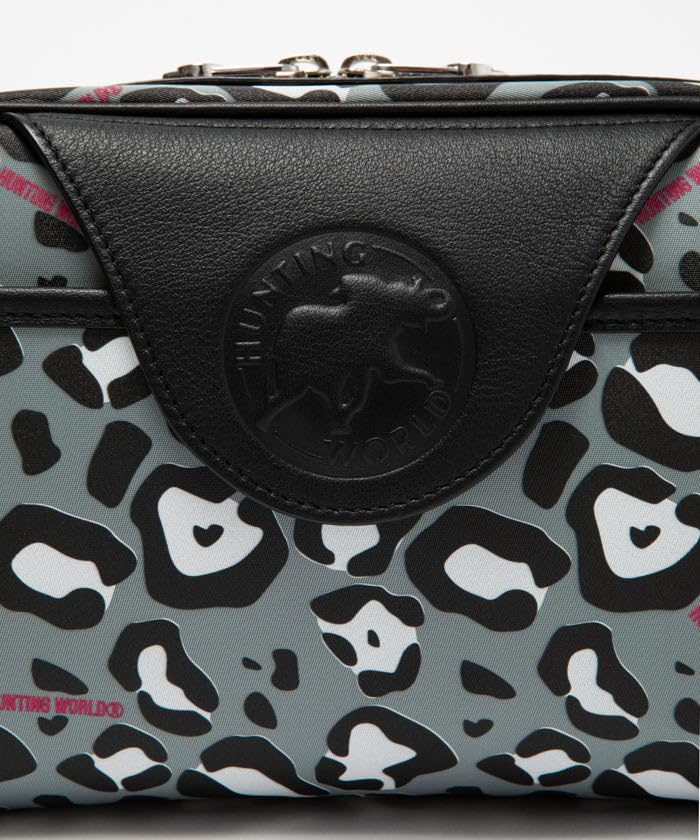 Hunting World Cosmetic Bag 7431TRL Tradition Leopard Print Gray