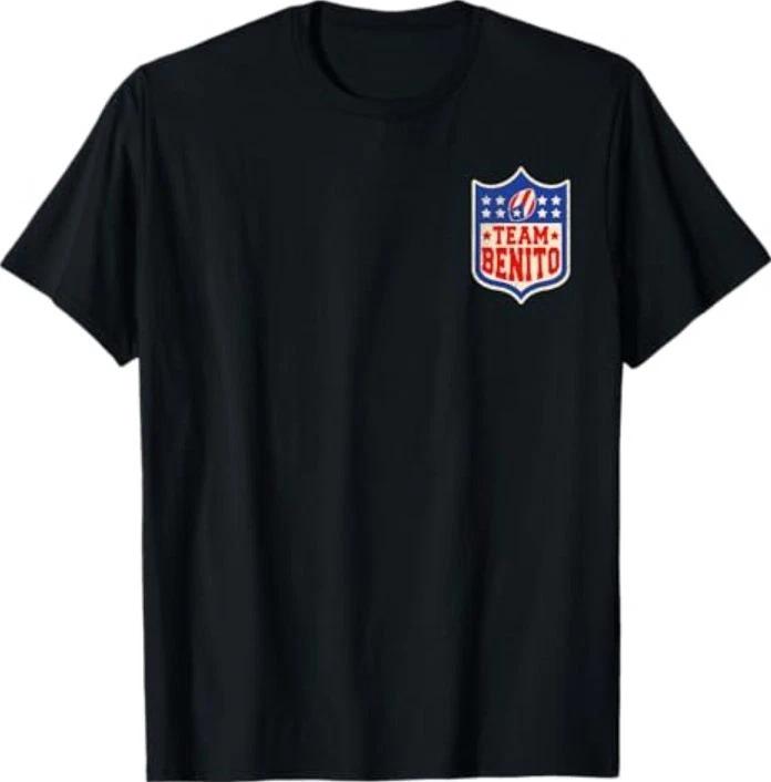 Jersey Text Benito 94 Number for Sport Front & Back T-Shirt S