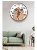 Capybara Cartoon Wall Clock: Cute, Creative, Automatic Time Adjustment for Living Room & Bedroom Decor