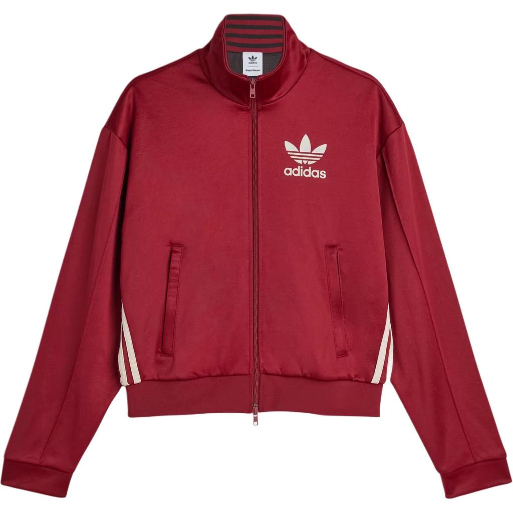 Adidas X Wales Bonner Track Top Collegiate Burgundy Women Tops Red JJ2933