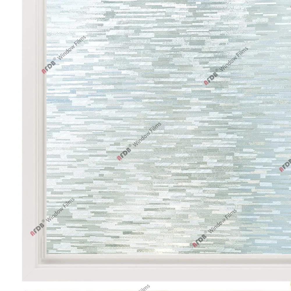 Sichtschutzfolie für Fenster, dekorativer Papieraufkleber, nicht klebend, Spitzenblumen-Aufkleber, für Zuhause und Büro, statisch haftende Glasfolie, Breite 90 cm