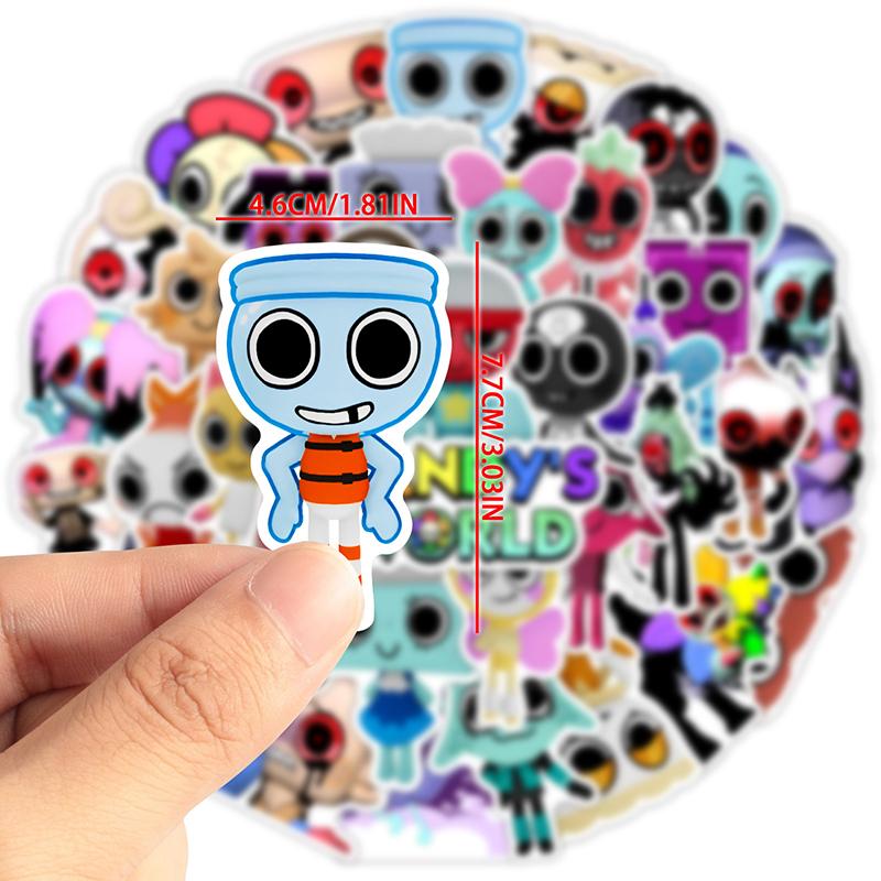 50 Pcs Dandy'S World Stickers Cute Dandy'S Stickers For Laptop And Water Bottle Girl Phone Bike Skateboard Children'S Teens Gift