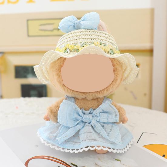 Doll Clothes Set Fashion Hat Skirt Outfit Stylish Accessories Dolls Elegant Display Plush Dolls Outfits