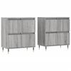 Sideboards 2 pcs Grey Sonoma Particleboard