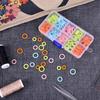 240Pcs Colorful Knitting Stitch Markers Rings Knitting Crochet Locking Rings Crochet Locking Knitting Stitch Counter Sewing Tool