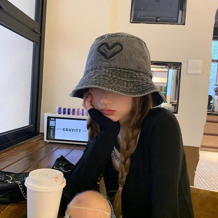 Female Fisherman's Hat New Black Cowboy Fisherman's Hat Four Seasons Sunshade and Sunscreen Hat Summer Thin Edition