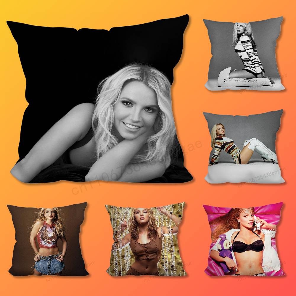 Singer B-Britneys S-Spears Pillow Case For Room Sofa Cushion Cover Suitable For Home Bedroom Decoration And Protector