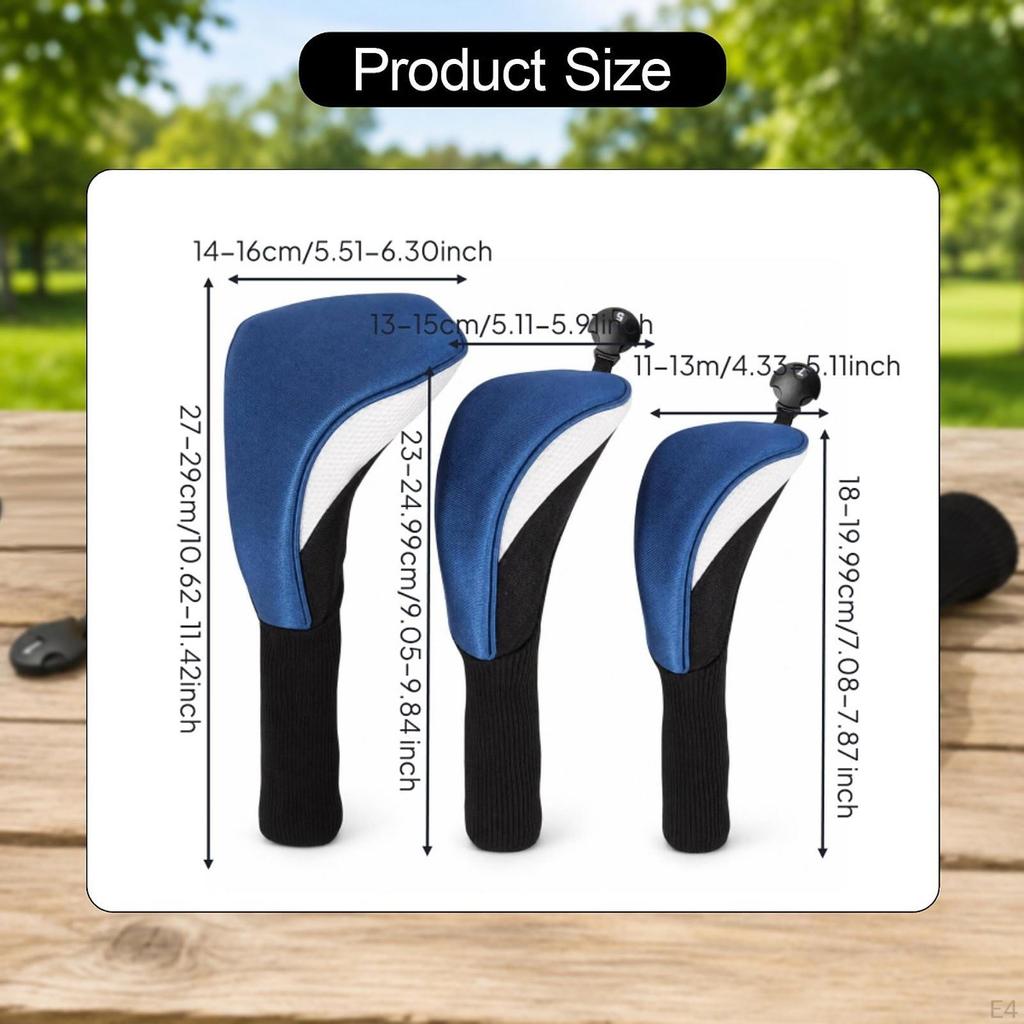 Covers Suitable for Most Golfers, Gift Accessories Drivers, Premium Long-neck