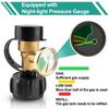 QCC1/Type Propane Tank Connector Leak-proof Propane Tank Gauge  for Heaters Converts