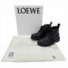 Great LOEWE short boots Mid-cut combat boots black leather Women 36 L815285X72 Used