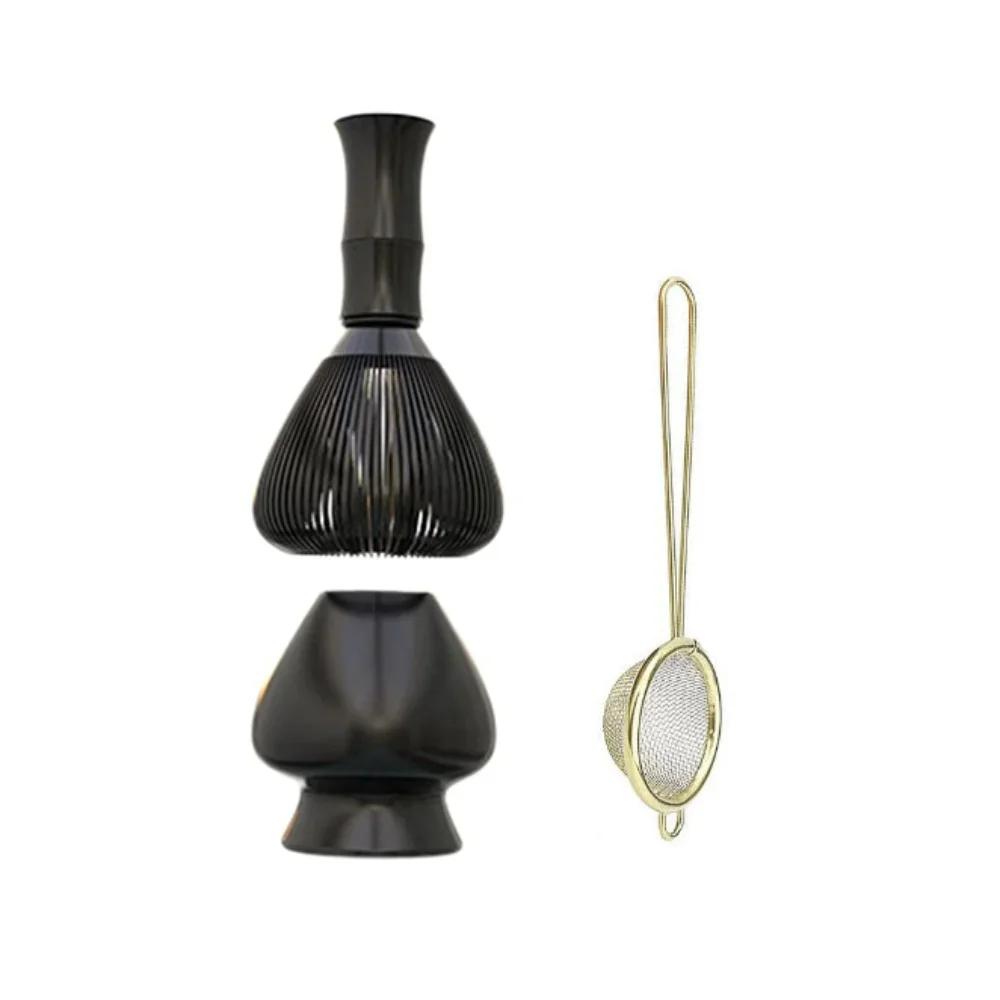 New ABS Matcha Whisk With Whisk Holder Food Grade Green Tea Powder Whisk Reusable Matcha Whisk Set