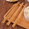 10/50 Pair Natural Bamboo Wood Carbonization Chopsticks Reusable Bamboo Joint Chopstick Chopsticks Healthy Chinese Dinnerware
