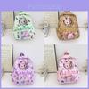 Small Cartoon Bunny Girl Student Backpack With Breathable Oxford Fabric For Daily Use