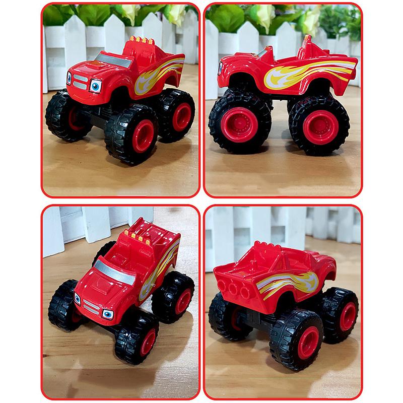 Flame And Machine Monster Car Toys Russian Crusher Truck Vehicles Figure Blaze Toy Blaze The Monster Machines Birthday Gifts