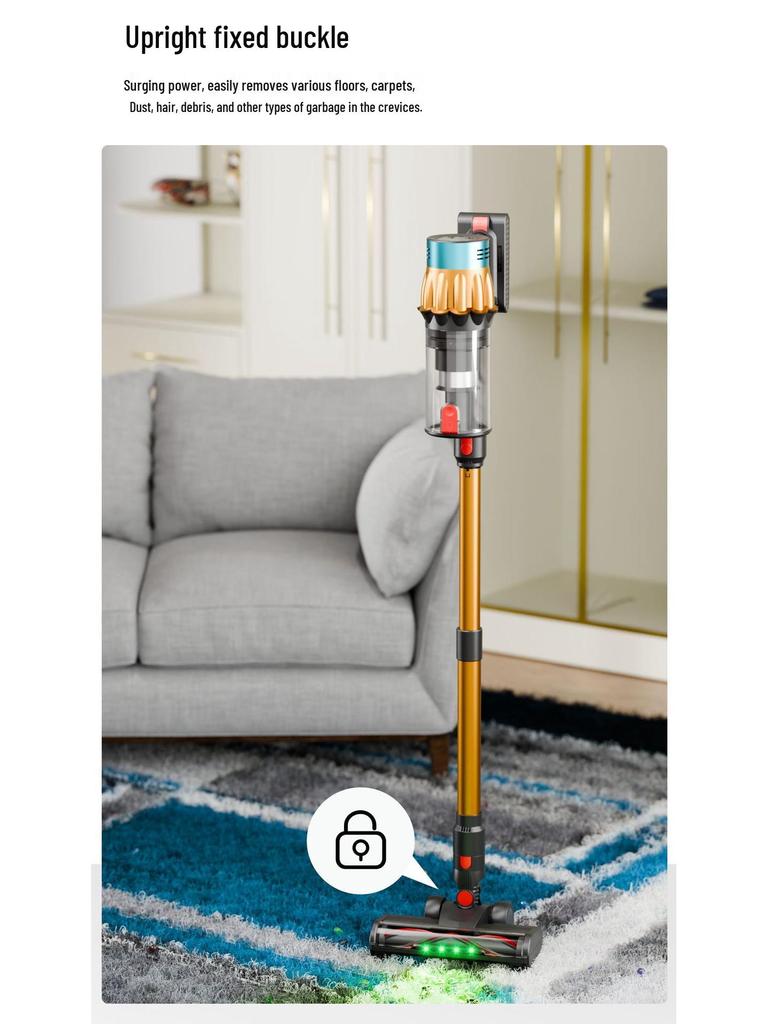 High-Suction 650W Wireless Handheld Vacuum Cleaner (40Kpa)