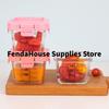 Spock 3 In1 Portable Baby Glass Food Container Box Storage Freezer And Heat-resistant Storage Box