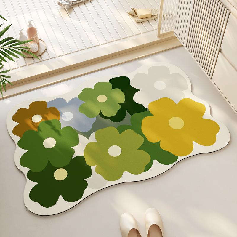 

ins ветер коврик для пола дверь ванной комнаты мягкий диатомовый ил абсорбирующий коврик туалет туалет противоскользящий коврик для ног ковер для ванной 40x60cm15.7x23.6in