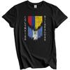 Colombian Nicaraguan Flags Ripped Torn Colombia Nicaragua T-Shirt