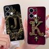For Oppo Reno13 Pro Case CPH2697 Luxury Crown Letters Cover Soft Silicone Phone Case For Oppo Reno 13 Pro Reno13 5G Fundas Coque