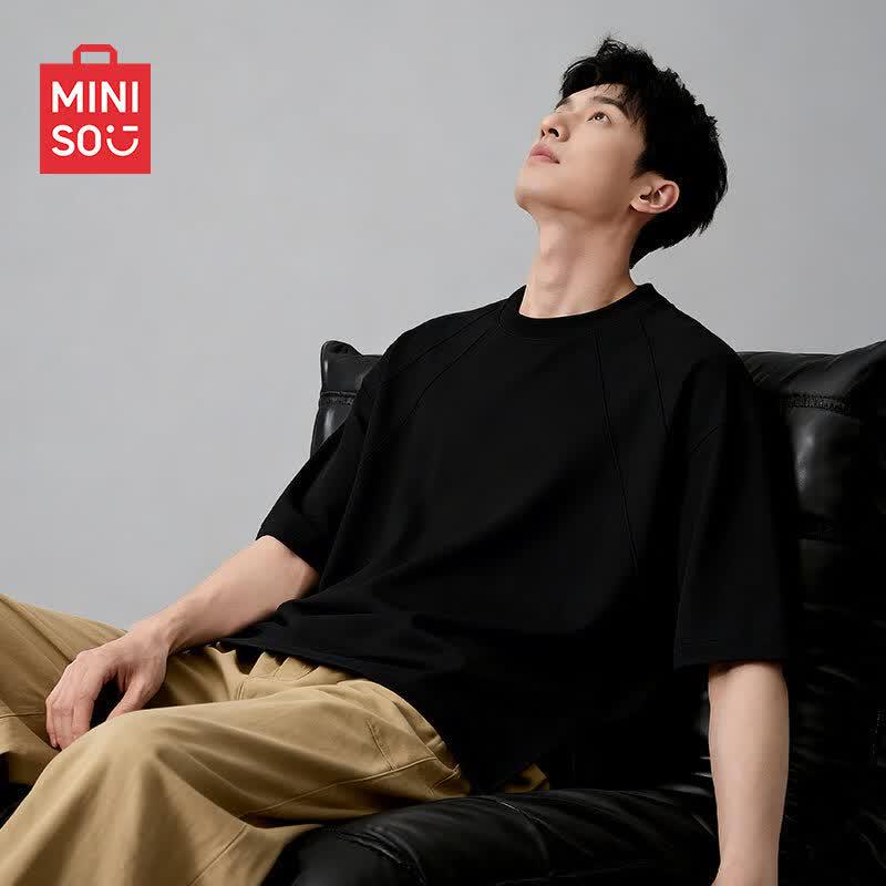 MINISO Men s Mamba Cotton Blend Short-Sleeve T-Shirt M