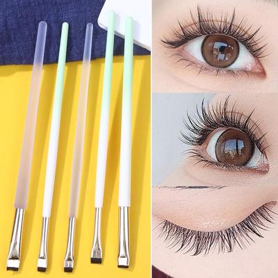 1 Pcs Gradient Handle Flat Brush Perming Eyelashes Lash Lift Tool Eyelash Perm Rod Eyelash Applicator Makeup Tools & Accessories