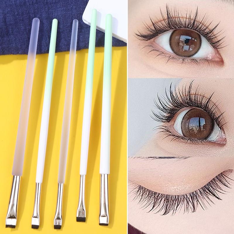1 Pcs Gradient Handle Flat Brush Perming Eyelashes Lash Lift Tool Eyelash Perm Rod Eyelash Applicator Makeup Tools & Accessories
