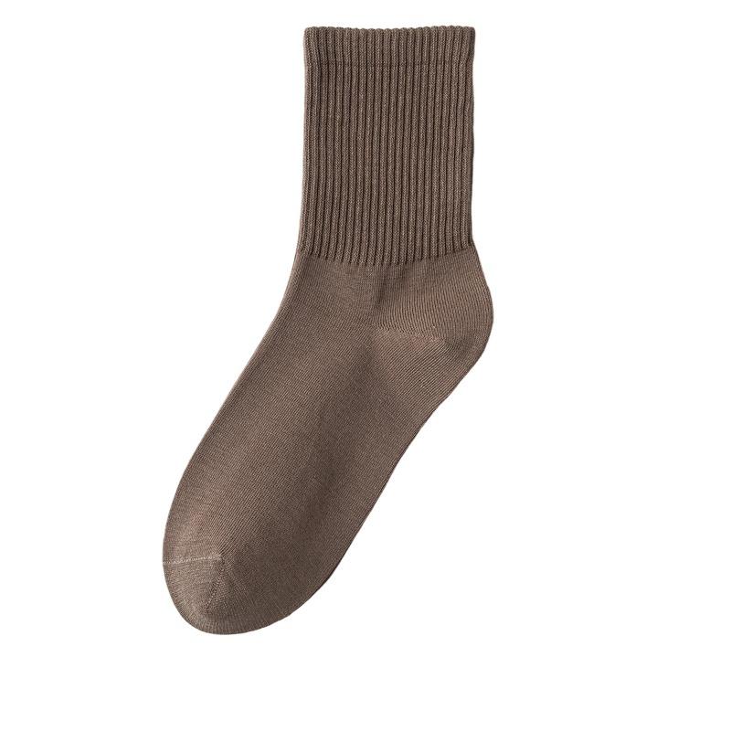 

Sock Pure Cotton Winter Anti-Odor Antibacterial Women s Socks Autumn-Winter Mid-Calf Socks Breathable Cotton 1 pair