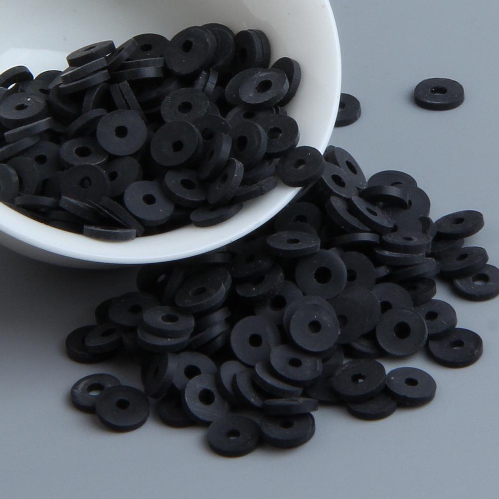 10g DIY Solid Color Polymer Clay Beads for Bracelets & Necklaces - Handmade Spacer Beads