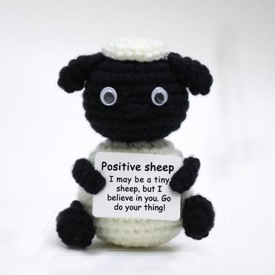 Creative Crochet Animals Dolls Emotional Support Doll Bookshelf Decorations Kawaii Accessories