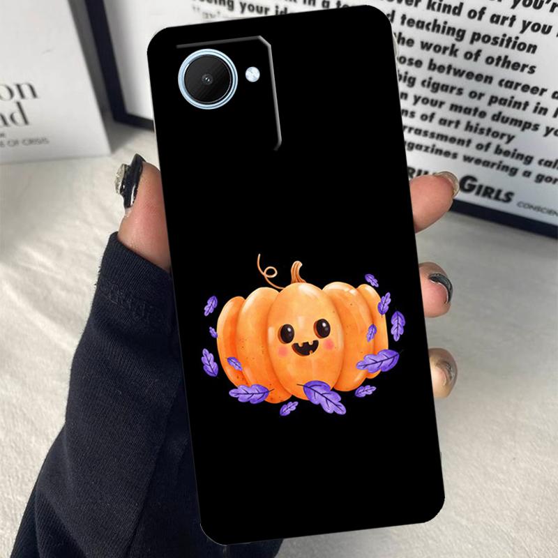 Halloween Pumpkin Ghost Mummy For Realme C55 C75 C67 C63 C51 C61 C53 C35 C65 C71 11 12 13 14 Pro Plus GT6 GT7 15 Pro Case