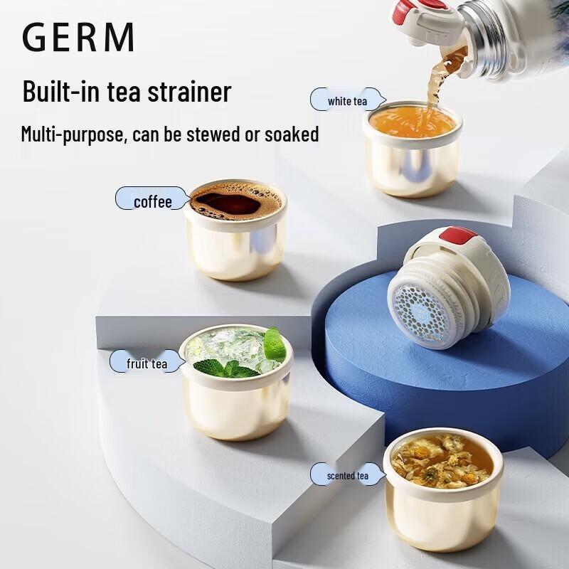 Germ Van Gogh Water Lily 580ML Insulated Cup