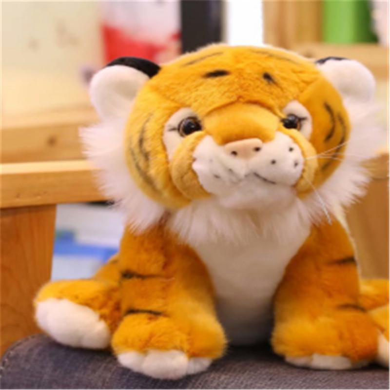 Niedliches Cartoon-Simulations-Tiger-Form-Plüschtier-Puppe Spielzeug Gefülltes Kissen für Kinder