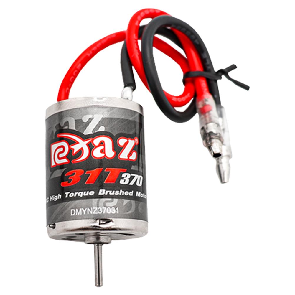 1 PC 31T 370 Brushed Motor DC Motor RC Motor High Torque Electric Brushed Motor 30000RPM for 1:10 1:12 1:14 1:16 1:24 RC Crawler
