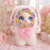 Bag Hanging Rabbit Plush Keychain Big Ear Car Key Ring Delicate Bunny Doll Pendant  Gift For Girls