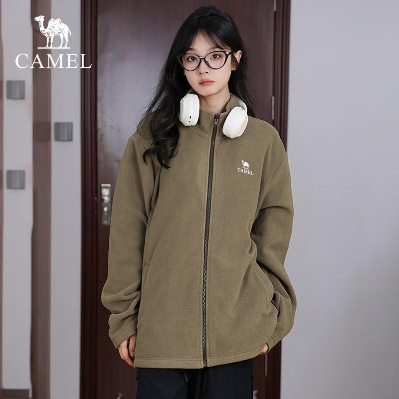 Camel Unisex 3-in-1 Fleece Lined Waterproof Windproof Jacket