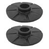 1Pair Rear Suspension Spring Support 90538496 Shock Absorption Coil Spring Seat Damper Suspension Replacement for Opel