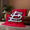 Red Blanket with Interlocking Letters print blanket soft and cozy perfect for the living room bed sofa or a nap,gift